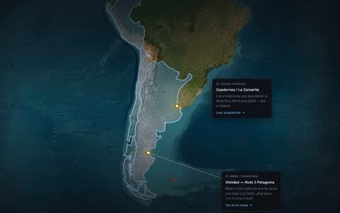 Faro map interface showing public-spending records